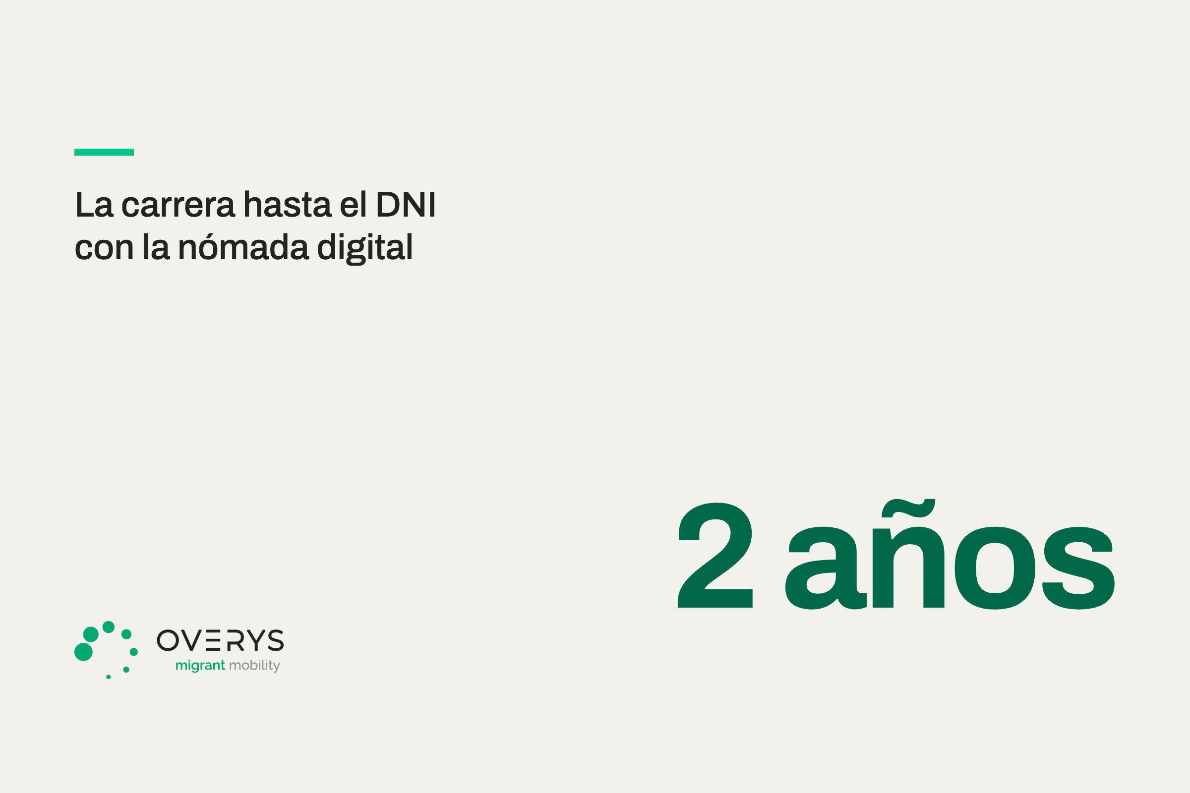 La carrera hasta el DNI con la nómada digital