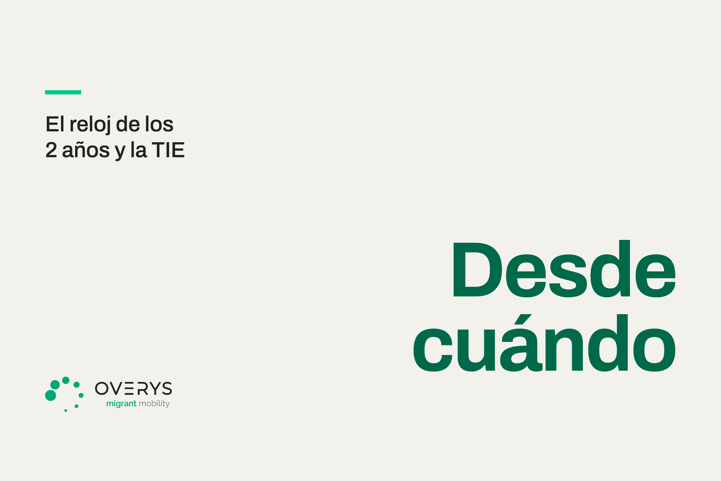 Corres los 2 años con la nómada digital (Ley 14): desde cuándo cuenta tu residencia — y por qué la TIE se pide aunque el visado ya te habilite
