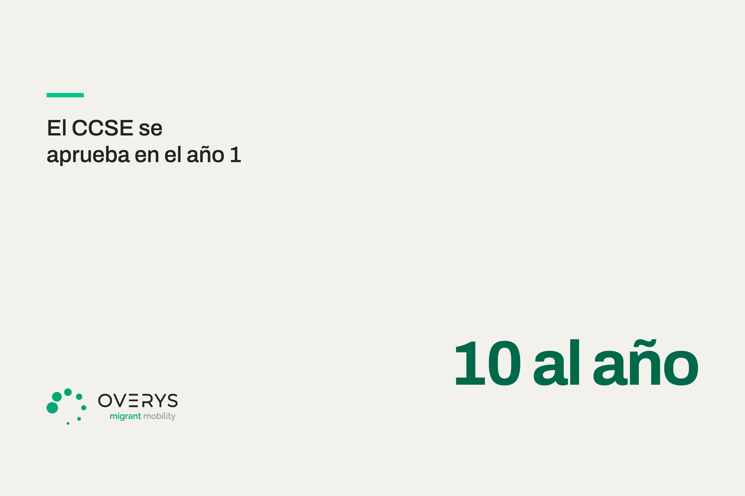 Corres los 2 años con la nómada digital: el examen de la nacionalidad es una casilla de tu año 1 — y el calendario oficial explica por qué