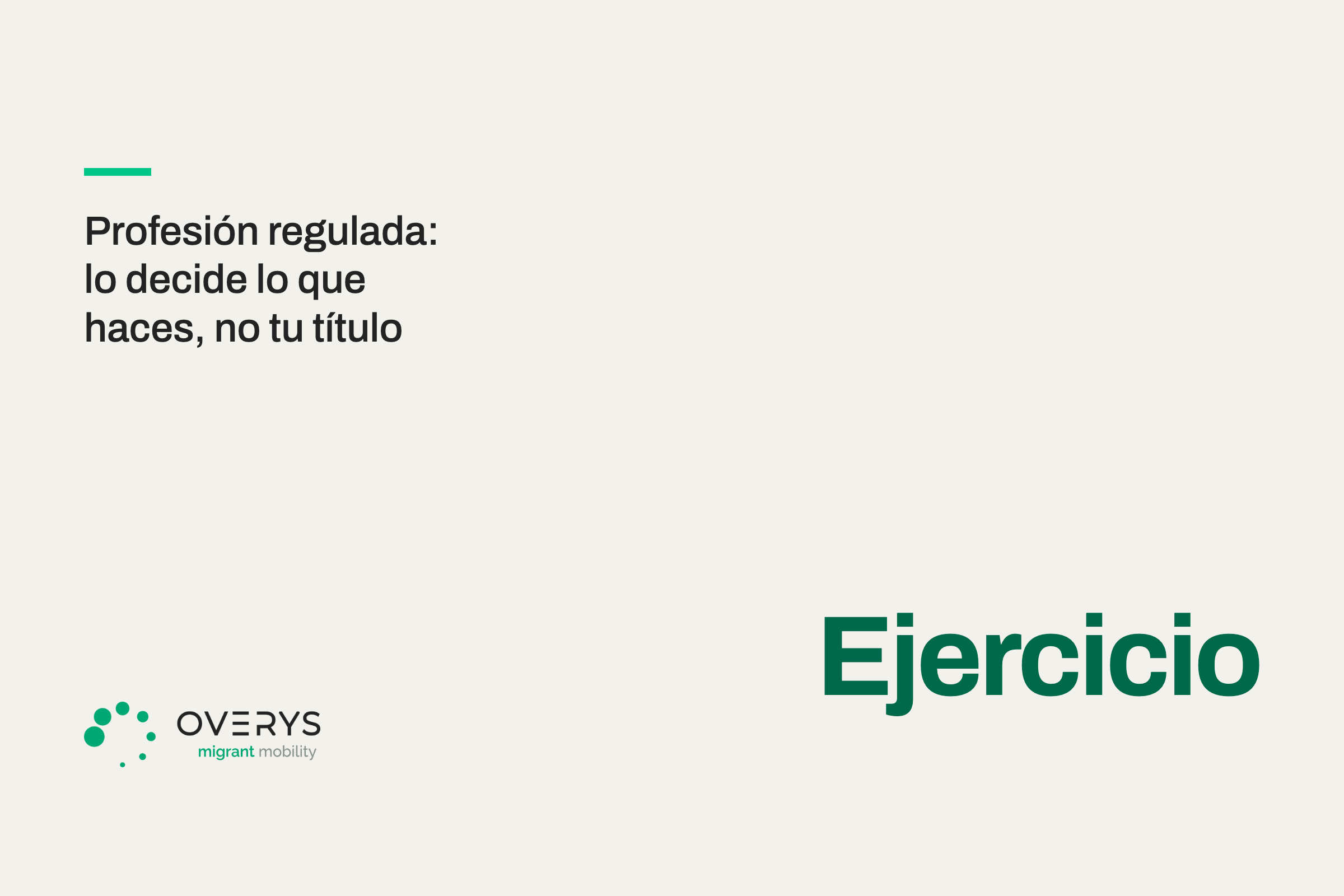Tu título es de una profesión regulada y tu trabajo es otro: cuándo hay que homologar y cuándo no